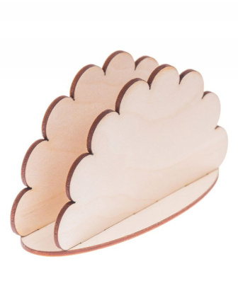 Drevený stojanček na obrúsky - Zdobený