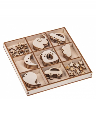 Drevená dekoračná sada - Láska