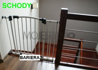 Zábrana dvere, schody 103 - 112 cm