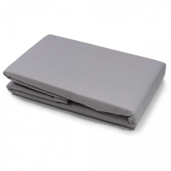 Plachta bavlna s gumkou 180/80 cm - šedá