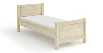 Posteľ z masívu Antoaneta 80x200 cm + rošt ZADARMO