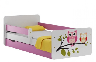 Posteľ Sova N20S 180/90 cm + matraca + šuplík