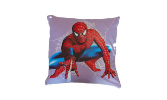 Detská obliečka na vankúš 40x40 cm - Spiderman / lila