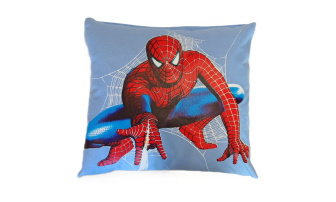 Detská obliečka na vankúš 40x40 cm - Spiderman / modrá