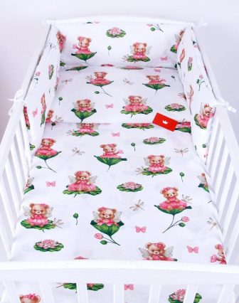 Súprava do postielky 3 diely - slonítka