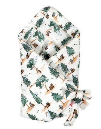 Mušelínová zavinovačka - zvieratká v lese