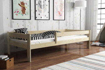 Posteľ z masívu Rudi 90/200 cm + rošt ZADARMO
