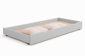 Zásuvka + pristielka 2v1 - 190/90 cm šedá