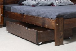 Šuplík pod posteľ 98 cm orech