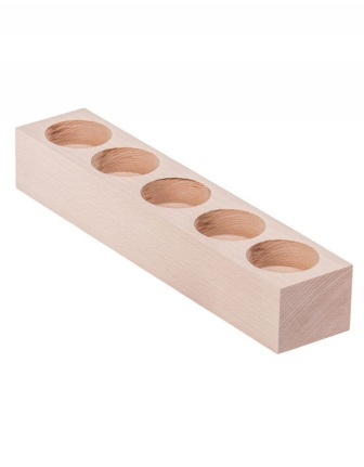 Drevený svietnik - 5 sviečok