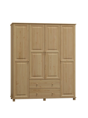 Šatníková skriňa z masívu borovice 76 180/190/60 cm