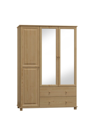 Šatníková skriňa z masívu borovice 77 150/190/60 cm