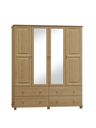 Šatníková skriňa z masívu borovice 78 180/190/60 cm