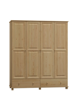 Šatníková skriňa z masívu borovice 80 200/190/60 cm