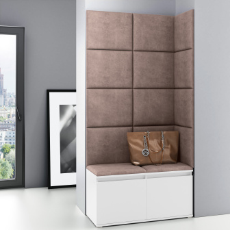 Predsieňová zostava EMI 2 BIELA - výber farieb