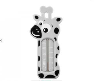 Teplomer do vaničky žirafa sivá