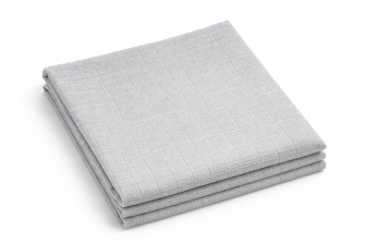 Plienka bavlna potlač - sivá