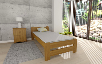 Posteľ masív Union - JELŠA 80 x 200 cm + rošt ZADARMO