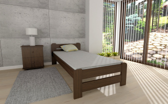 Posteľ masív Union - ORECH 80 x 200 cm + rošt ZADARMO