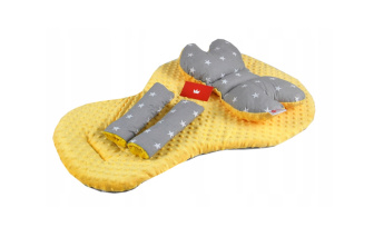 Podložka do kočíka obojstranná minky 3v1 - nr.6