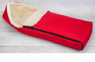 Detský fusak zimný 90 cm červený