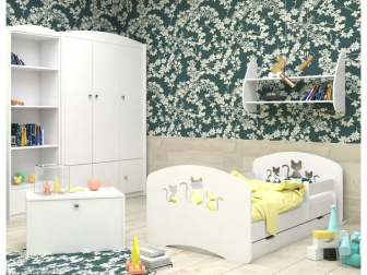 Postel Xenie 180/90 cm + zásuvka + matrace