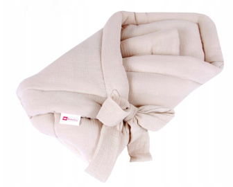 Zavinovačka mušelínová - béžová