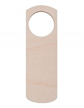 Ozdobná drevená visačka 15x5 cm