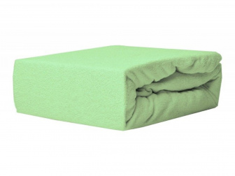 Plachta froté LUX s gumka 160/70 cm - zelená